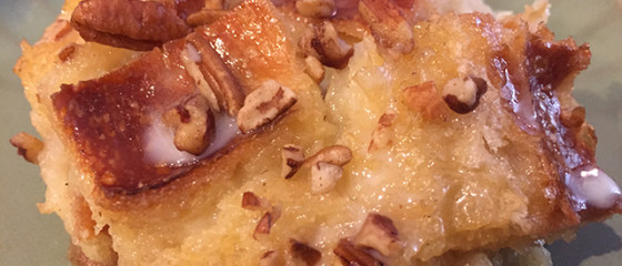 Grilled Bread Pudding