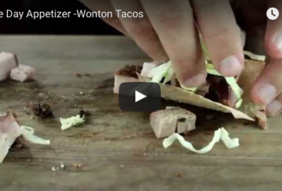 Wonton Taco- Video Recipe